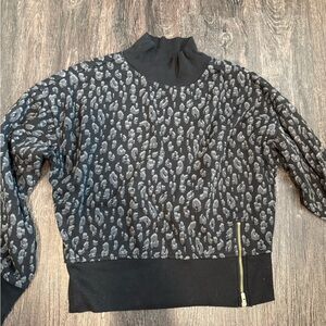 Old Navy Black Ribbed Sweater